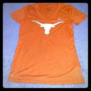 Nike vneck texas shirt
